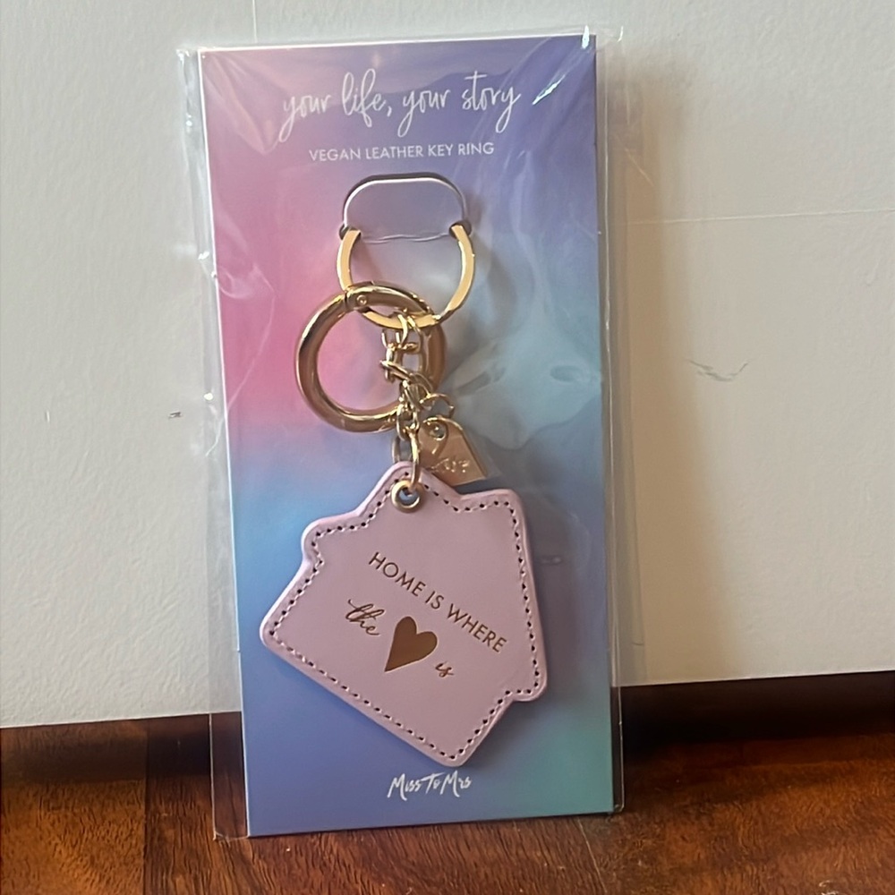 Home Is Where The Heart Is keyring